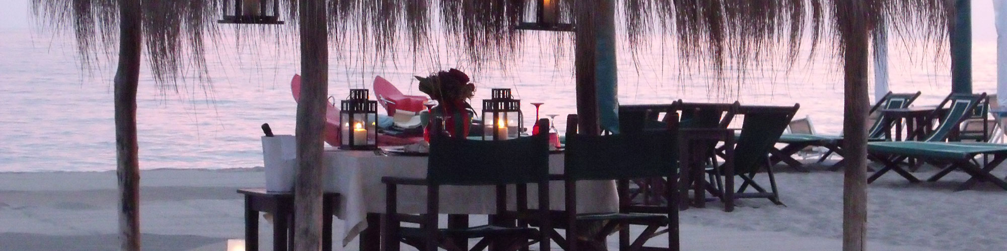 Bagno Malù cena atmosfera romantica sul mare
